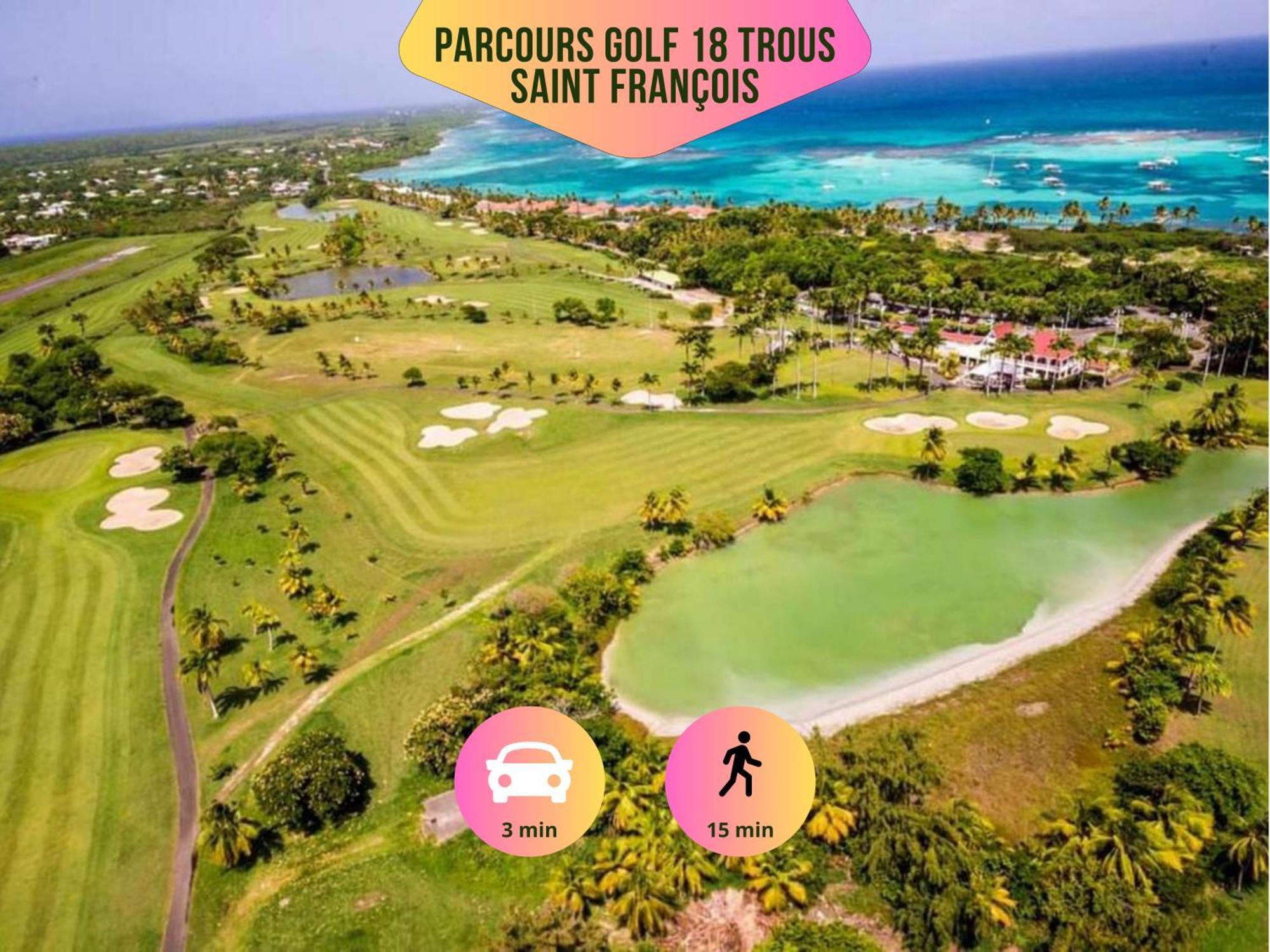 Domaine "Alize Sainte-Marthe" - Ideal Couple & Famille - Piscine Privee - Clim - Mini Green De Golf - Wifi Hd - Calme - 5Min St-Francois Centre - Draps & Serviettes Fournies Exterior foto